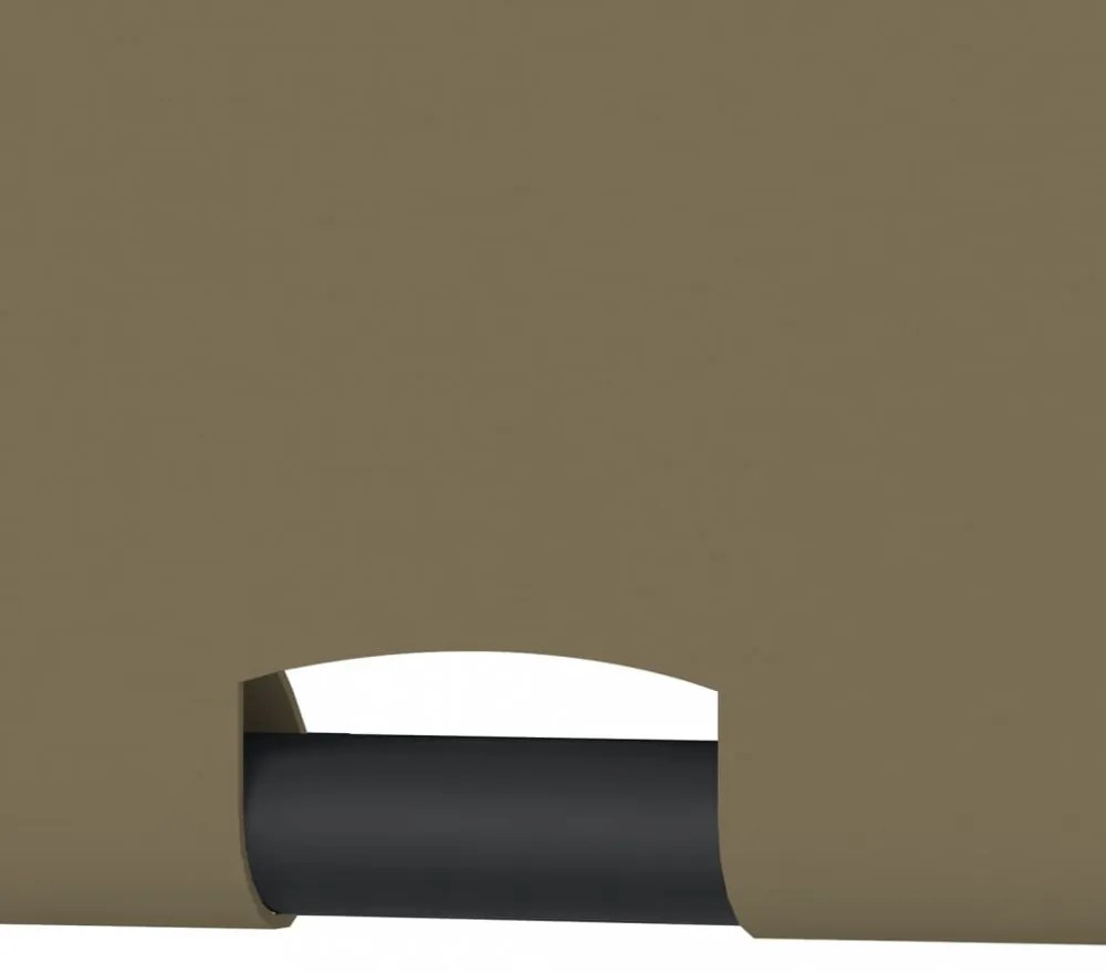 vidaXL tópszínű kerti pavilon behúzható tetővel 3 x 3 m 180 g/m²