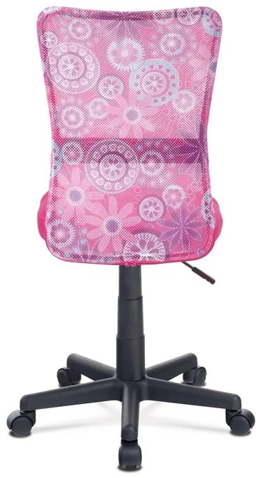 Gyerek Forgószék, Magasságállítás, Rózsaszín Hálós. KA-2325 PINK