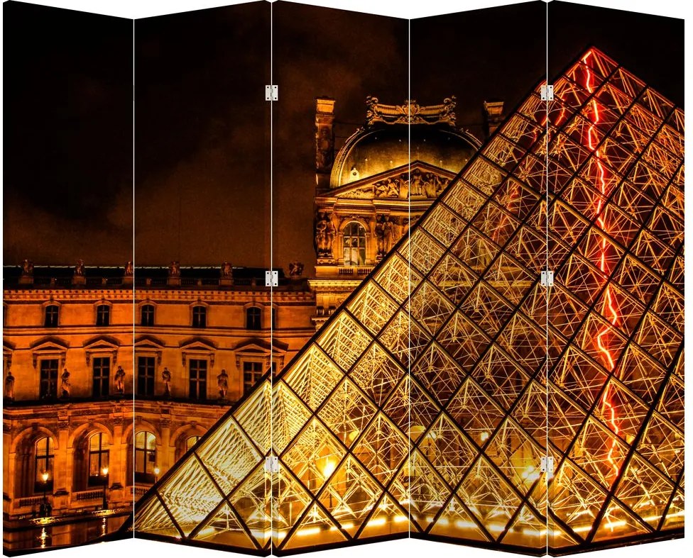 Paraván - A párizsi Louvre (210x170 cm)
