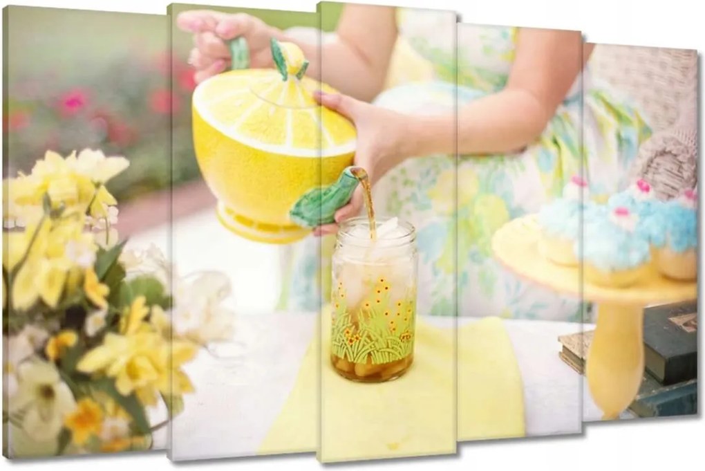 Vászonkép 150x95 Teáskanna