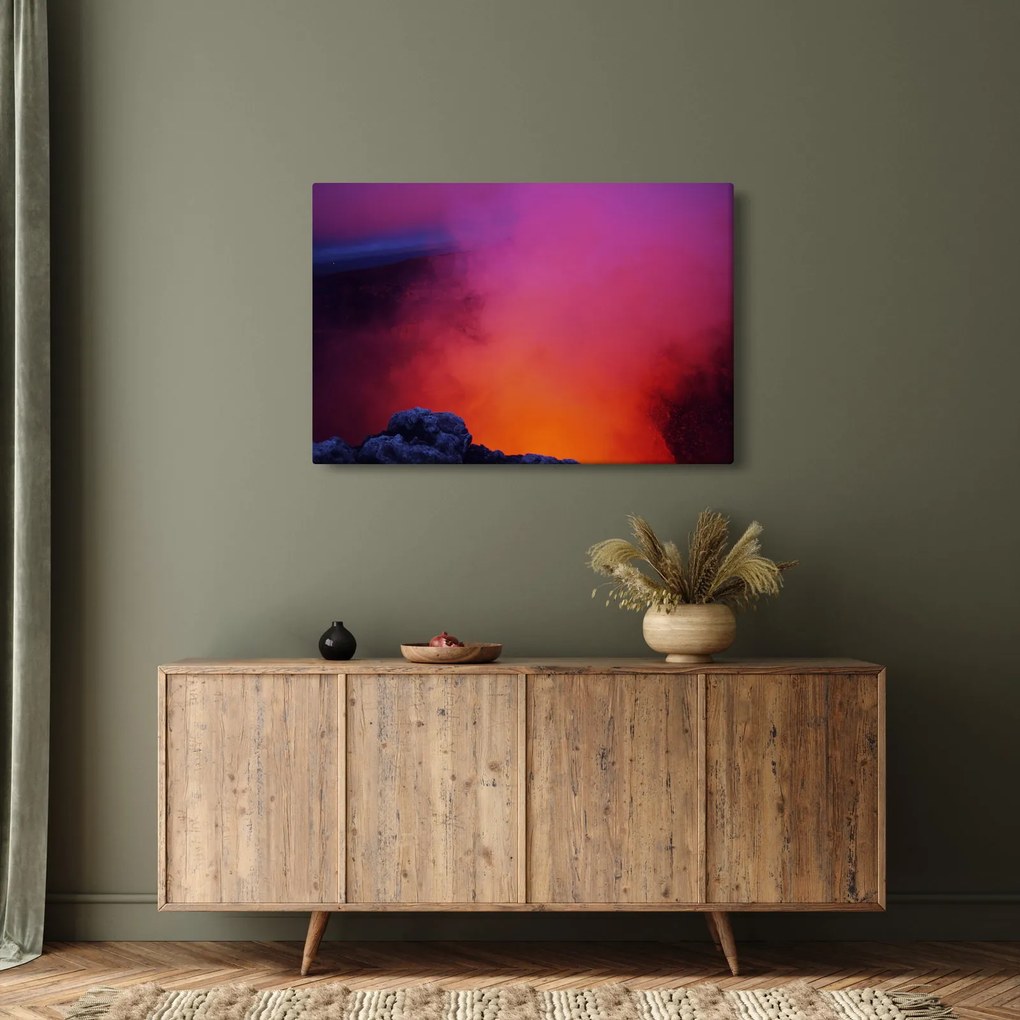 Kép - tűzhányó (90x60 cm)