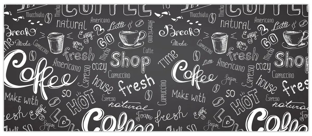 Kép - Coffee (120x50 cm)