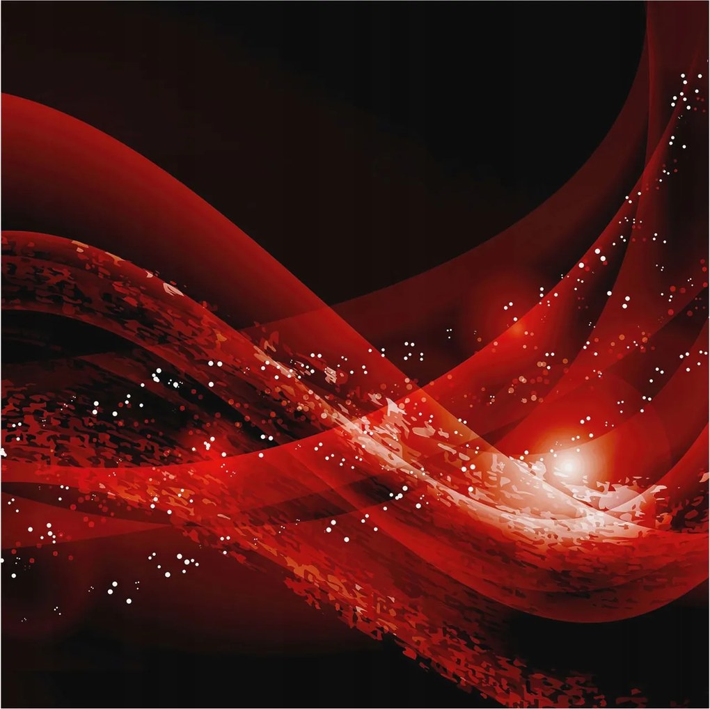 Fotótapéta Flizelina Nappali és Hálószoba Irodába Piros örvény 250x250 Ragasztó