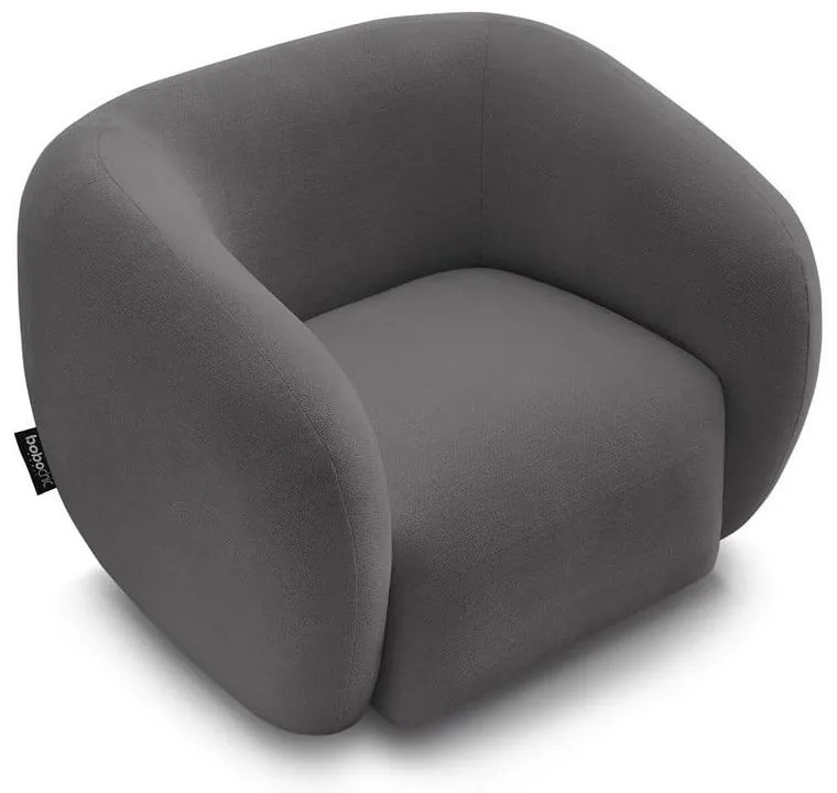 Sötétszürke fotel Celine – Bobochic Paris