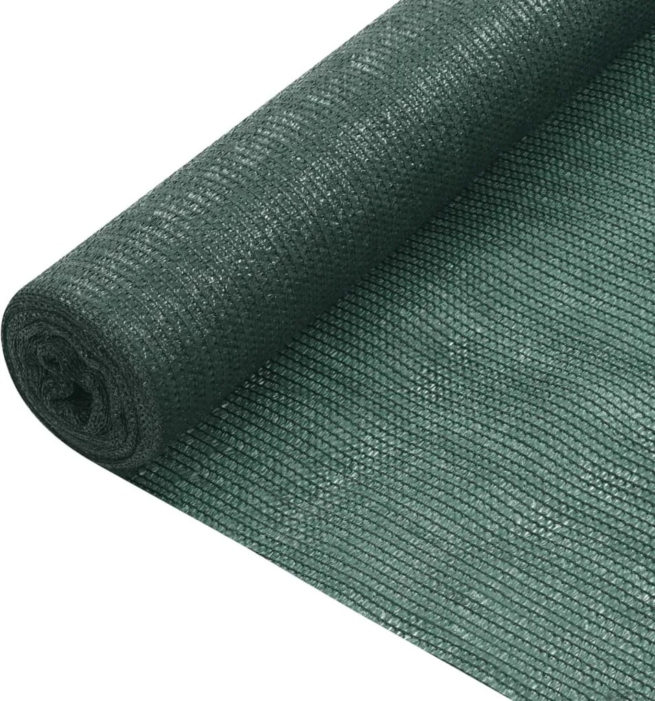 vidaXL zöld HDPE belátásgátló háló 1 x 25 m 75 g/m²