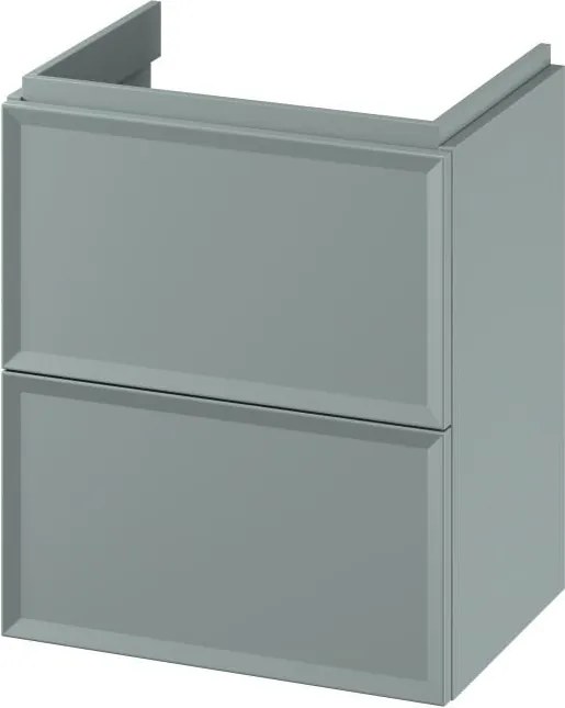 Cersanit S1021-007 - Függesztett fürdőszobai mosdószekrény MILLE SLIM 50x35 cm, menta