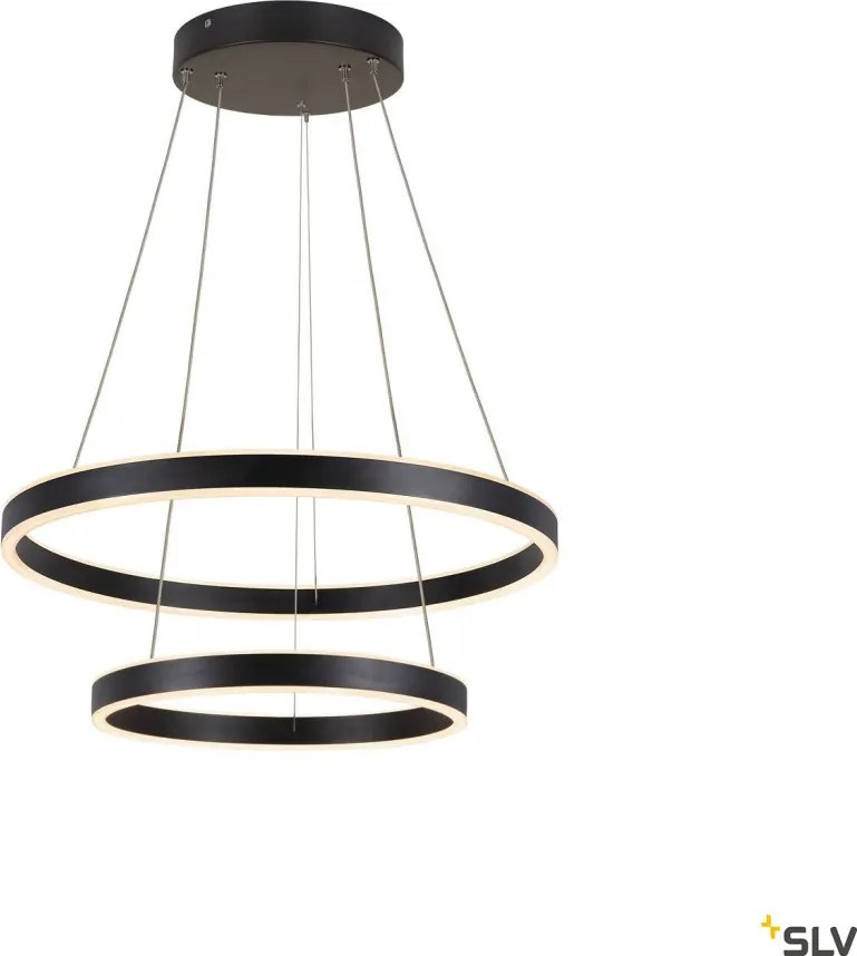 SLV 1004765 ONE Modern Led Függesztett Lámpa Fekete LED IP20