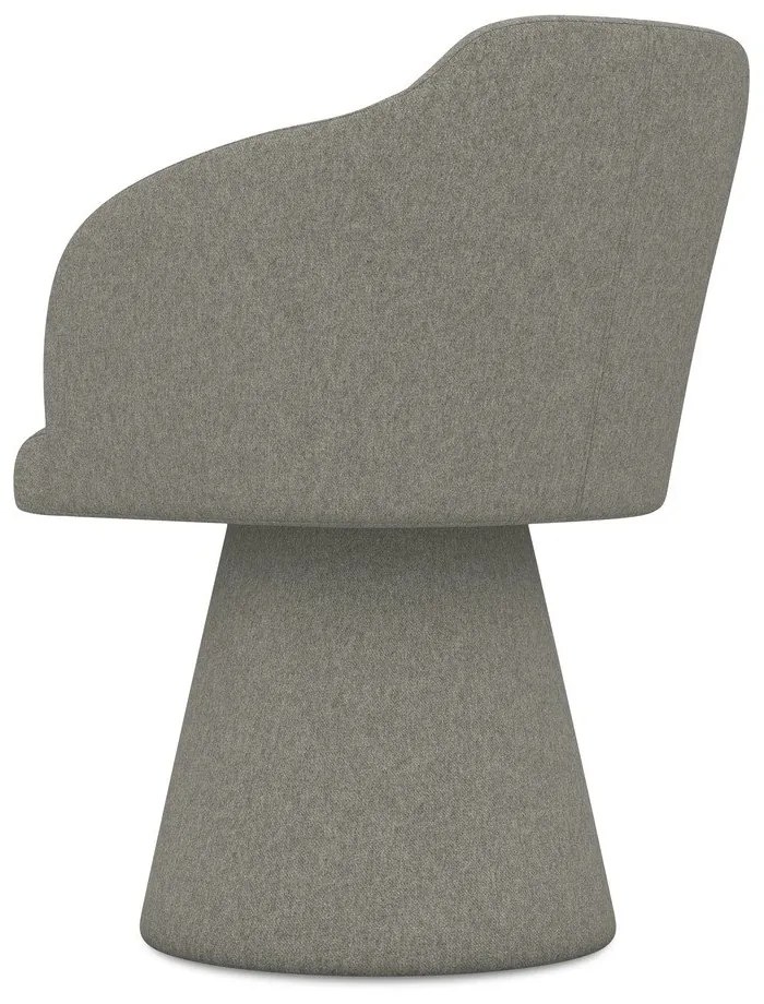 Szürke kárpitozott étkezőfotel Kanoa – Makamii