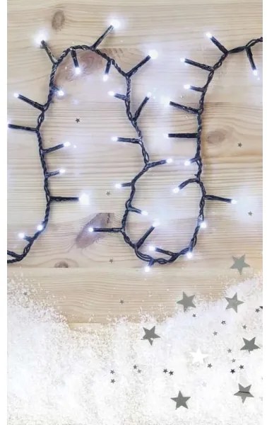 LED Karácsonyi kültéri lánc 600xLED/17m IP44 hideg fehér