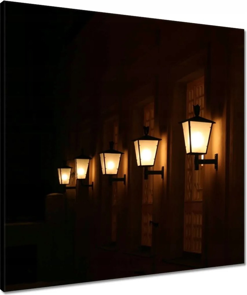 Vászonkép 60x60 Utcai lámpák