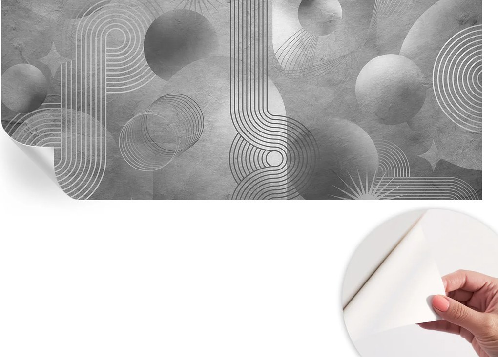 Divatos öntapadós tapéta Fali furnér Absztrakt elegancia 250x104