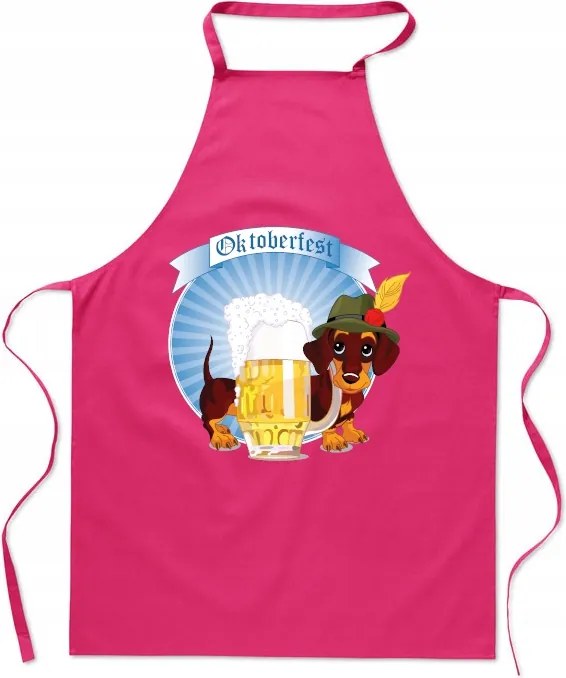 Konyhai kötény nyomtatás Oktoberfest Tacskó Ajándék Németország