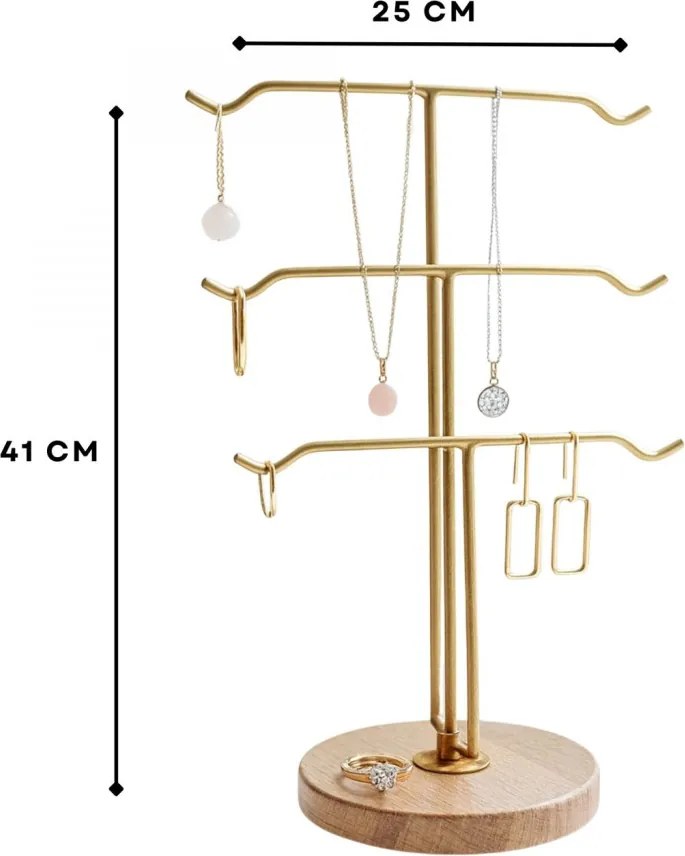 Fém ékszertartó, 25 cm – TR968HBR1256