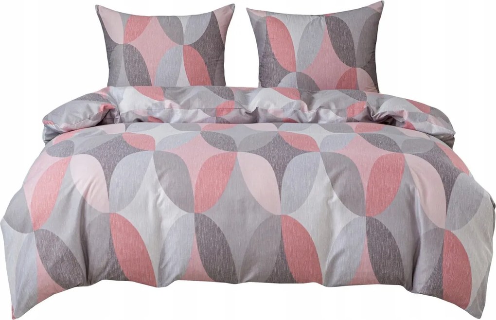 Ágynemű garnitúra 140x200 Pamut szatén 70x80 párnahuzat Puha Mintás