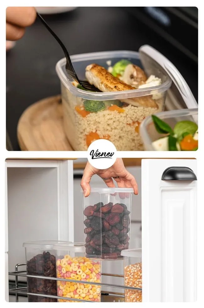 Élelmiszertartó doboz szett 18 db-os Fresco – Hermia