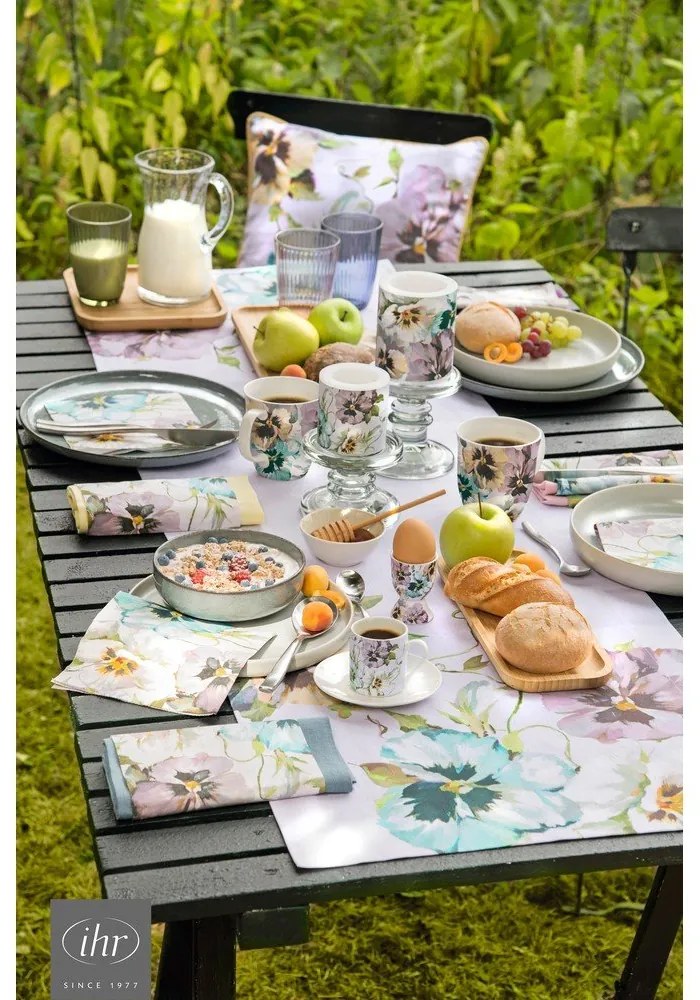 Organikus pamut asztali futó 150x45 cm Martha - IHR