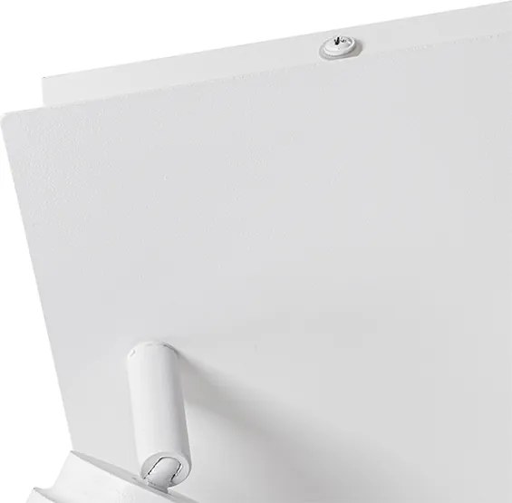 Okos fürdőszobai spotlámpa fehér négyzet alakú 2-lámpás IP44 2 Wifi GU10 50mm-es izzóval - Ducha