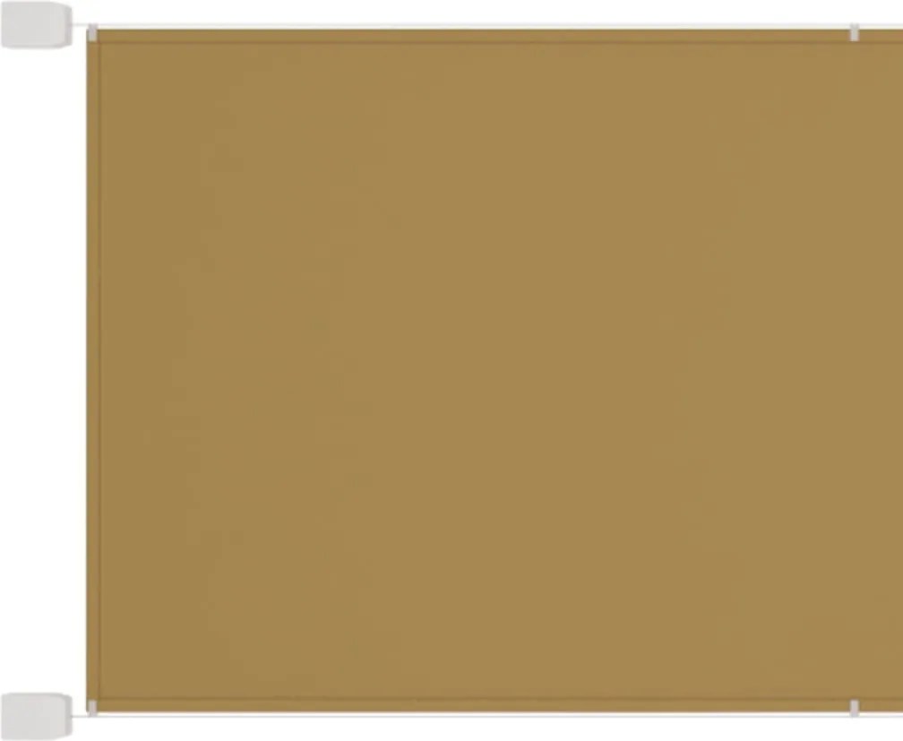 vidaXL bézs oxford-szövet függőleges napellenző 140x420 cm