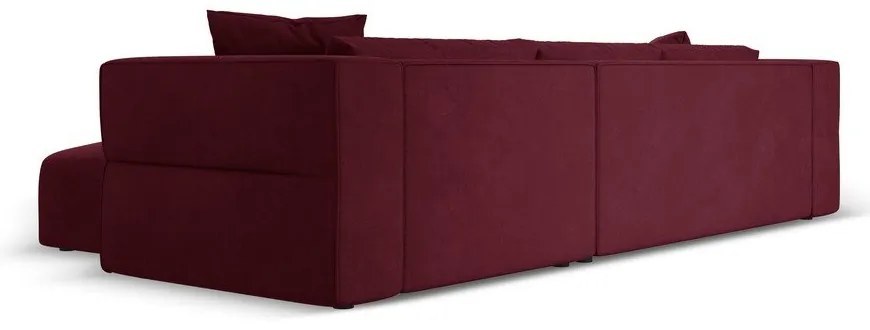 Borvörös sarokkanapé (jobb oldali) Esther – Milo Casa