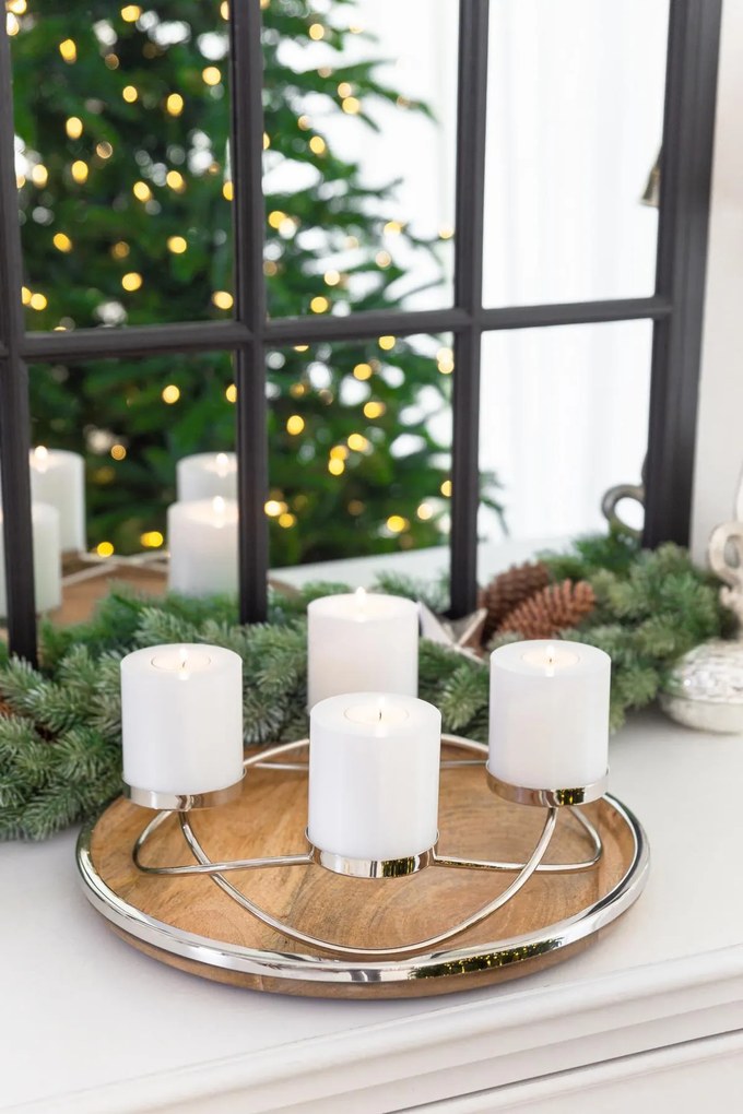 Adventi koszorú Alva Ø 31 cm - EDZARD