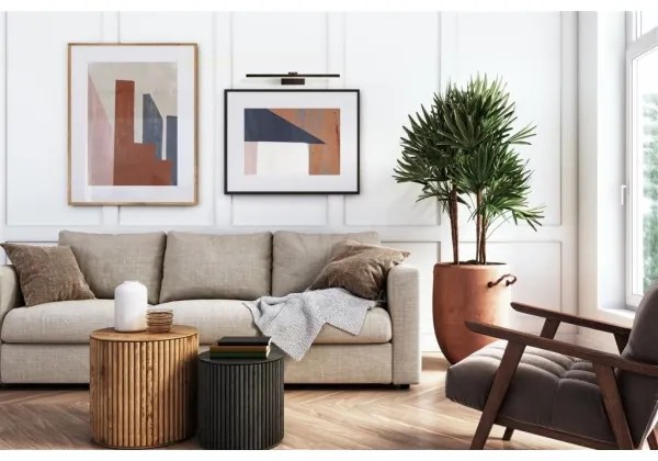 Searchlight 79825-60BK - RHODES LED képvilágító 13,3W 230V fekete