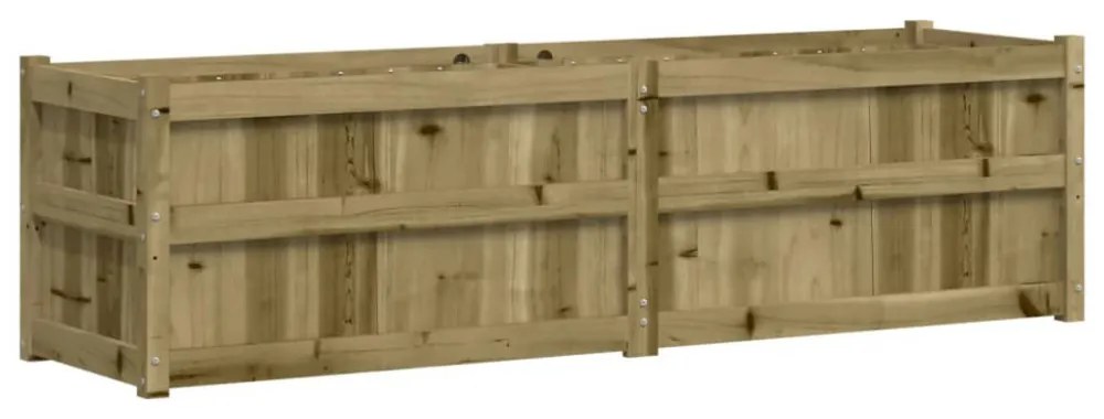 impregnált fenyőfa kerti virágláda 180x50x50 cm
