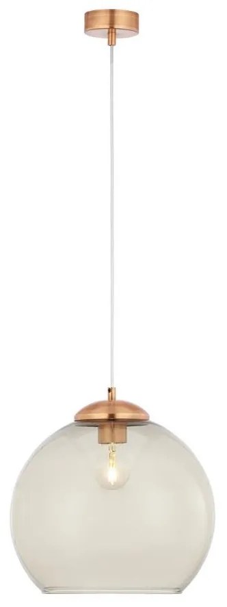 Jupiter 1834 - ASTI - Csillár zsinóron ASTI 1xE27/60W/230V réz