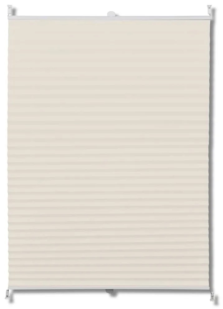 vidaXL Szét Húzható Roló 60x125cm Krém