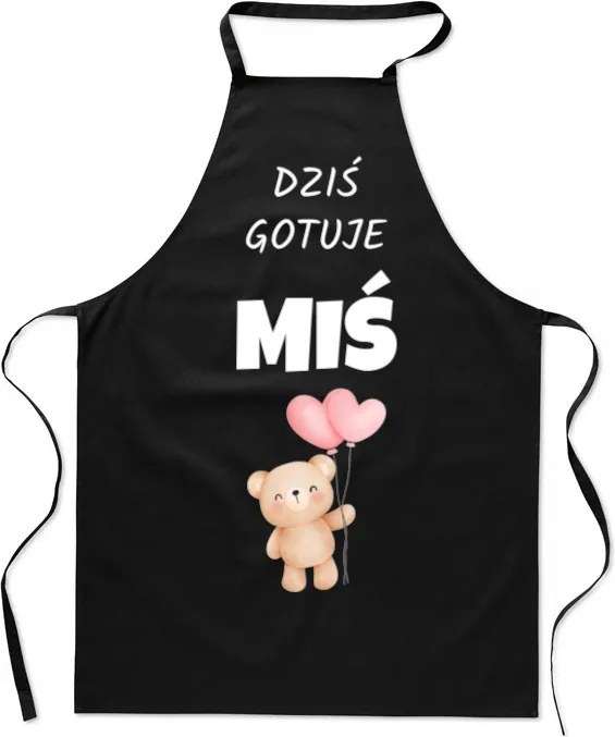 Konyhai kötény Valentin napra Ma főz a maci