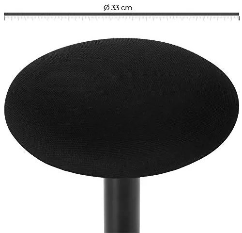Irodai szék, ergonomikus szék, 56-81 cm magasságban állítható, fekete