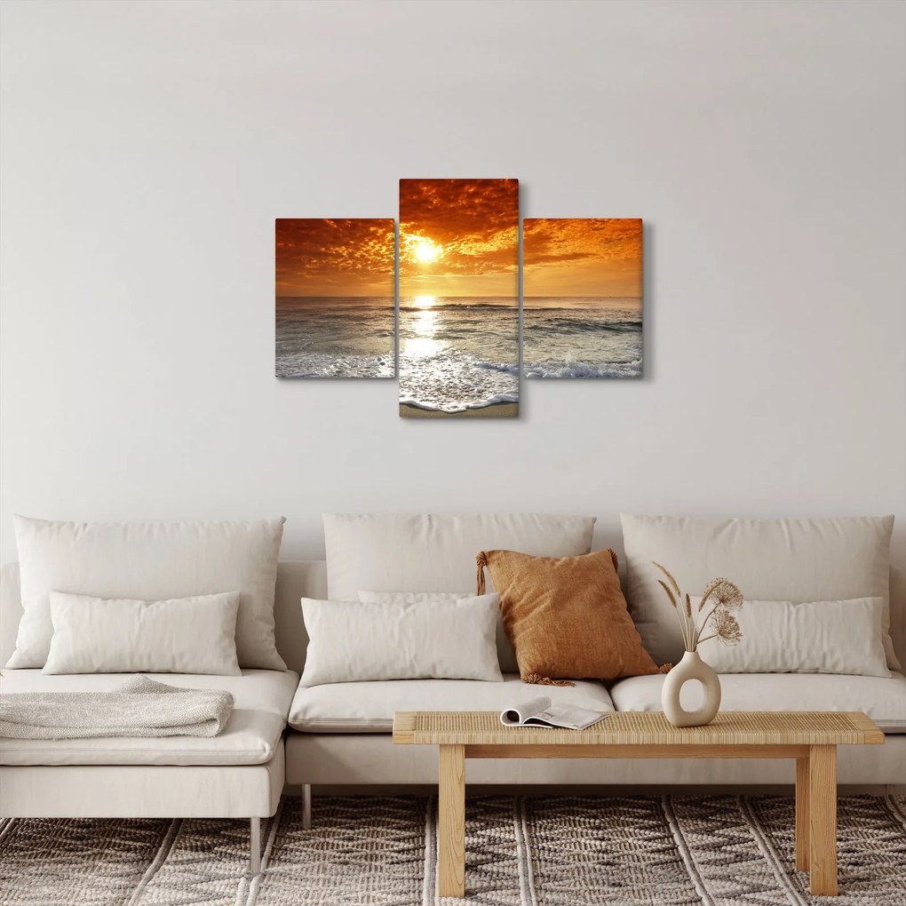 Naplemente Korzikán képe (90x60 cm)