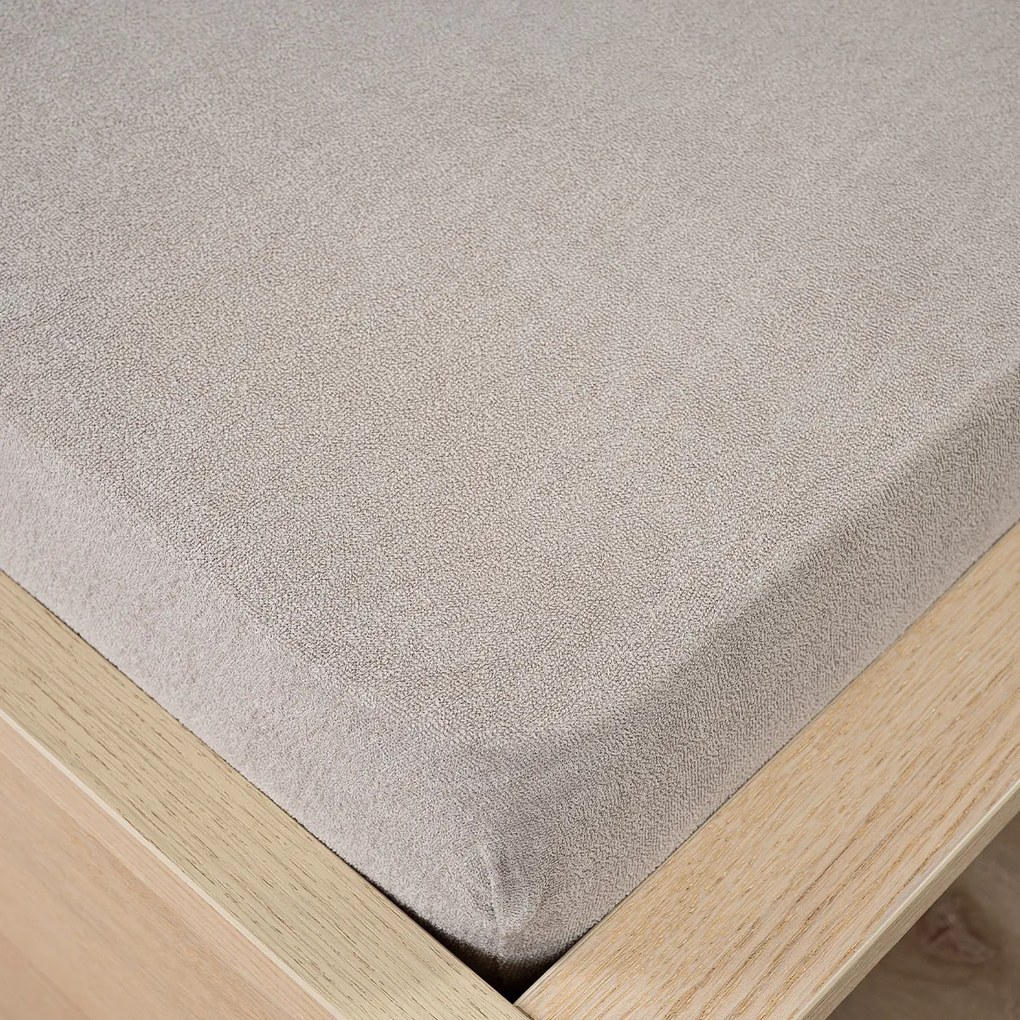 4Home frottír lepedő szürke, 180 x 200 cm