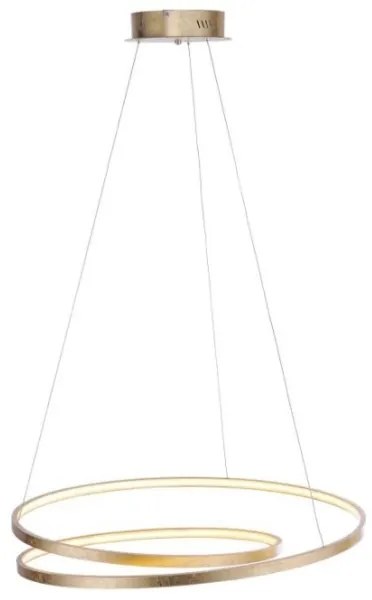 Paul Neuhaus 2474-12 - LED Dimmelhető csillár zsinóron ROMAN LED/40W/230V arany