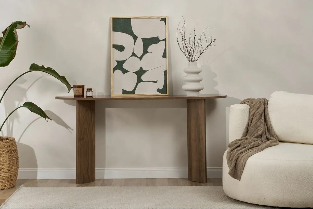 Sira Walnut konzolasztal