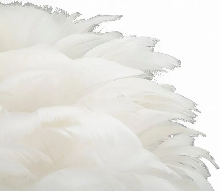 Fehér-aranyszínű asztali lámpa (magasság 50 cm) Ball Feather – Mauro Ferretti