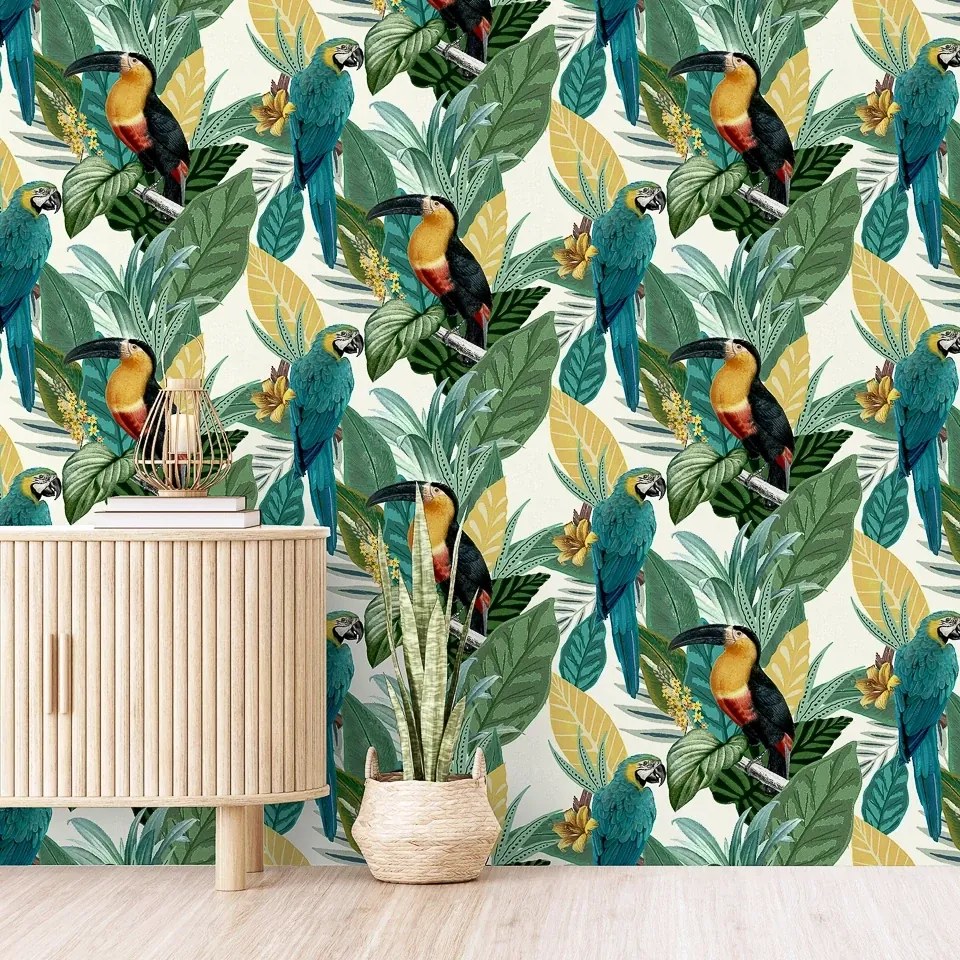 Arthouse Signature 1 Toucan Jungle színes madaras vlies tapéta – 296803