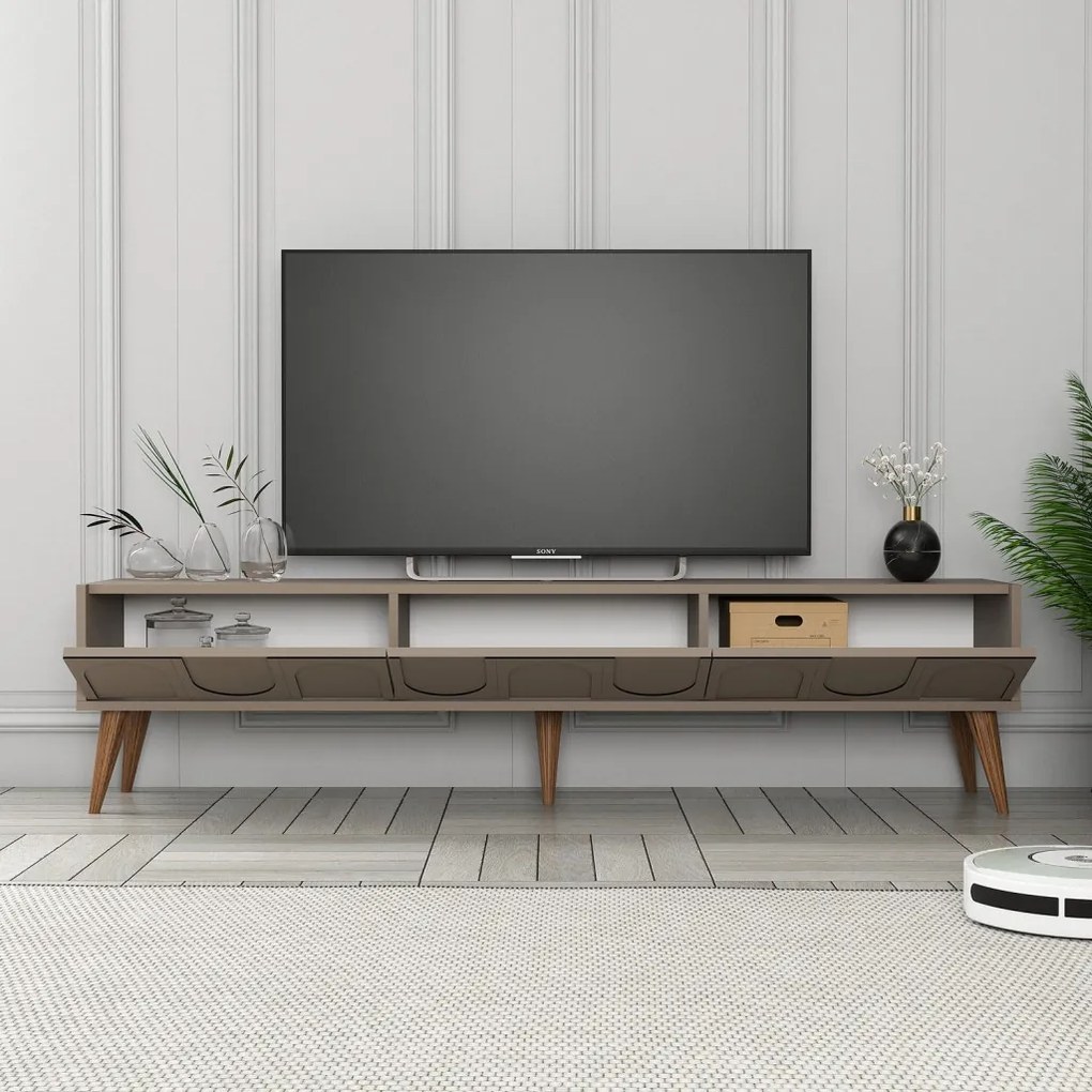 Lyon TV-állvány, dió, 180 cm – TR845HCT5597
