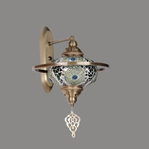 Fali lámpatest YENI 1xE27/40W/230V bronz