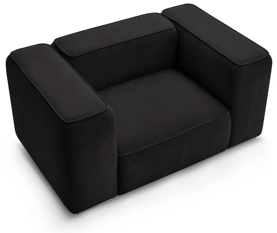 Fekete fotel Zephyr – Bobochic Paris