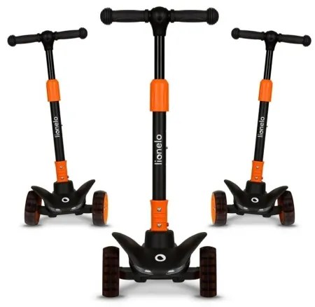 Lionelo - Gyerek roller TIMMY 3xAA narancssárga/fekete