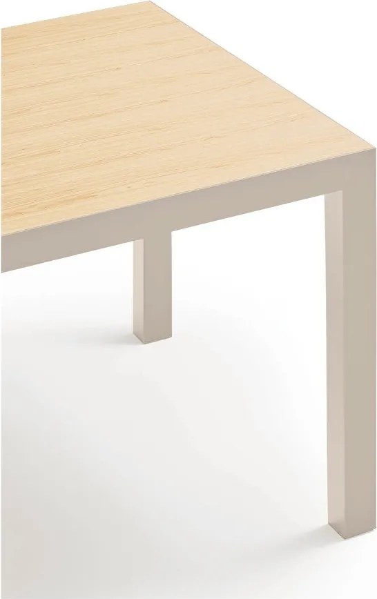 Étkezőasztal tölgyfa asztallappal 75x180 cm Alma – Teulat