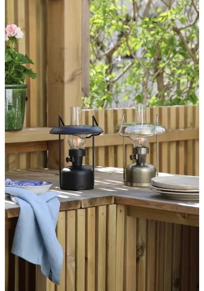 Markslöjd 108893-LED Fényerőszabályozható újratölthető lámpa FANOS LED/2,5W/3,7V 4000 mAh IP44 fekete