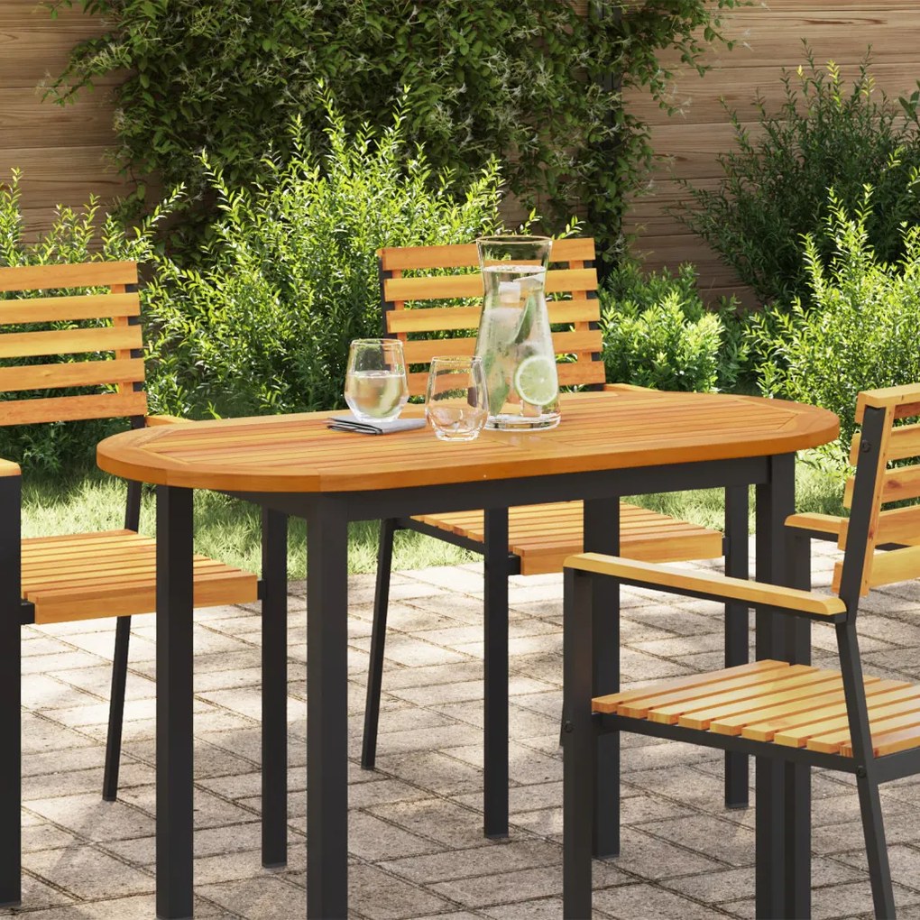 Asztallap 110x55x2,2 cm Ovális Tömör Fa Akácfa
