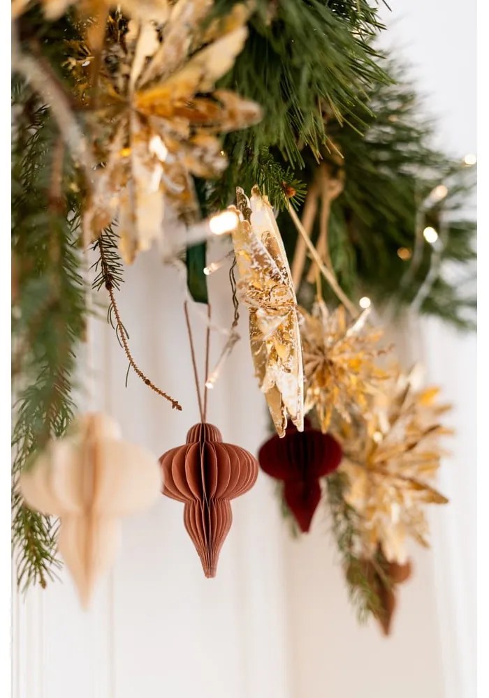 Papír karácsonyfadísz készlet 4 db-os Milay – Bloomingville