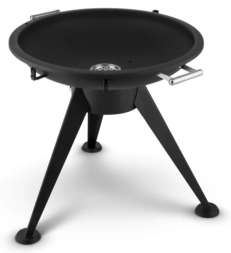 Delion, akasztható forgó grill, tűzrakóhely, Ø 80 cm, hosszú állvány, rozsdamentes acél