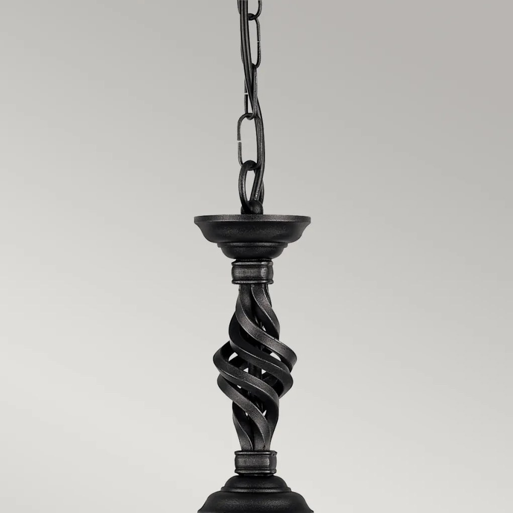 ELSTEAD PB-P-BLACK PEMBROKE Klasszikus Függesztett Lámpa Fehér, Fekete E27 IP20