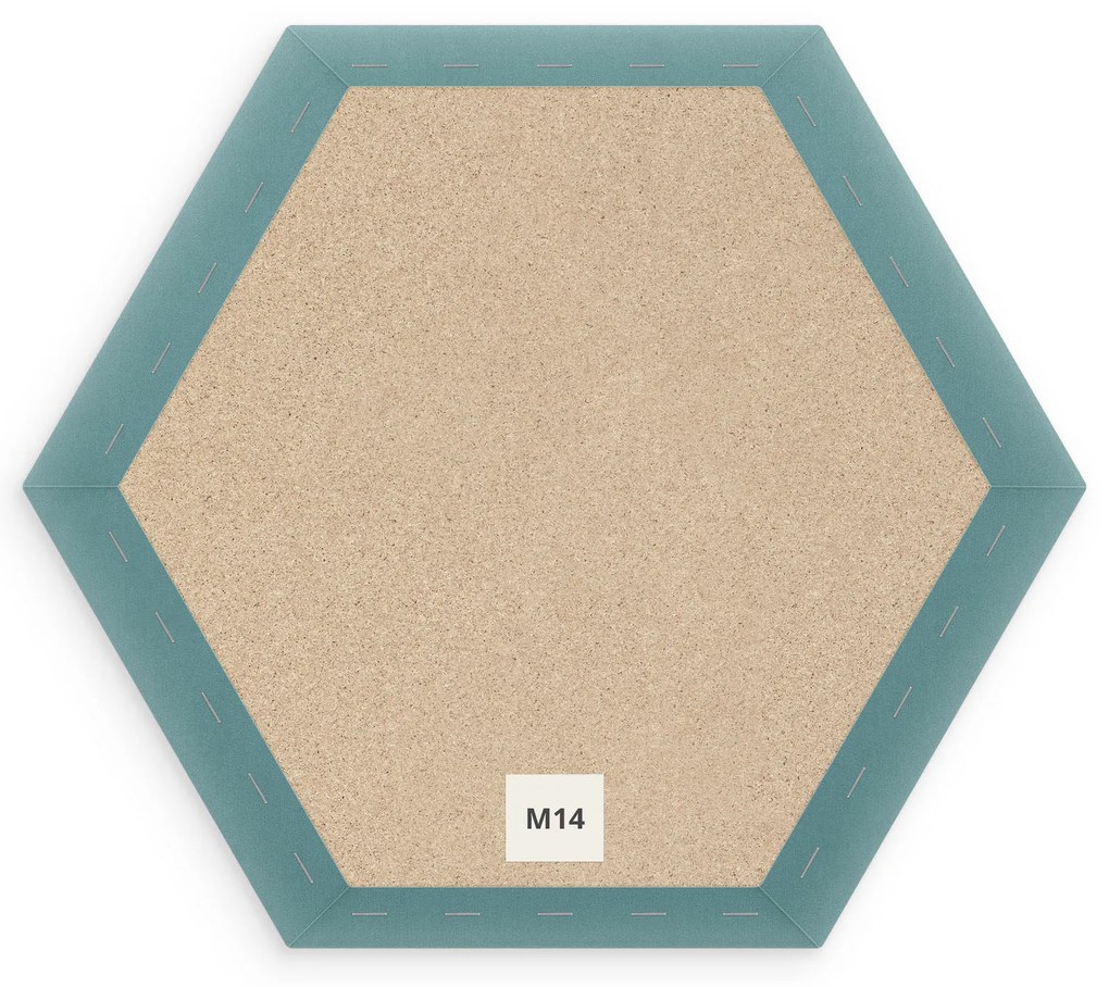 Bársony kárpitozott panel - Hatszög - 26x30cm Szín: Szürke
