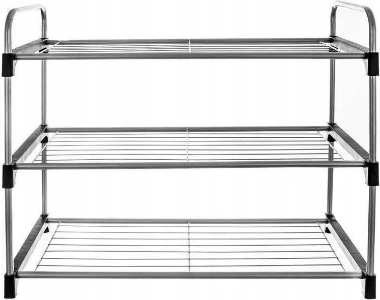 Cipőtartó polc cipőtartó állvány szekrény rendszerező 3 szintes emeletes