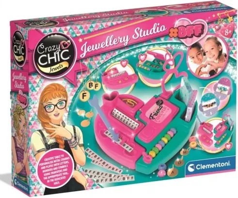 Crazy Chic BFF ékszerkészítő kreatív szett Clementoni