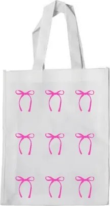 Táska fehér 26 x 32 cm masnis